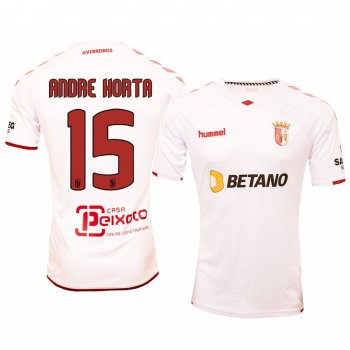 Andre Horta Braga Away White Short Sleeve Jersey