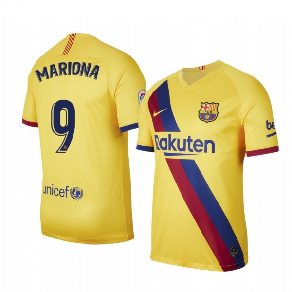 Barcelona Mariona Caldentey Away Short Sleeve Jersey 19-20