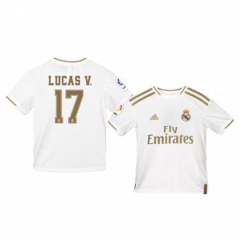 Youth Lucas Vázquez Real Madrid 19-20 Home Jersey