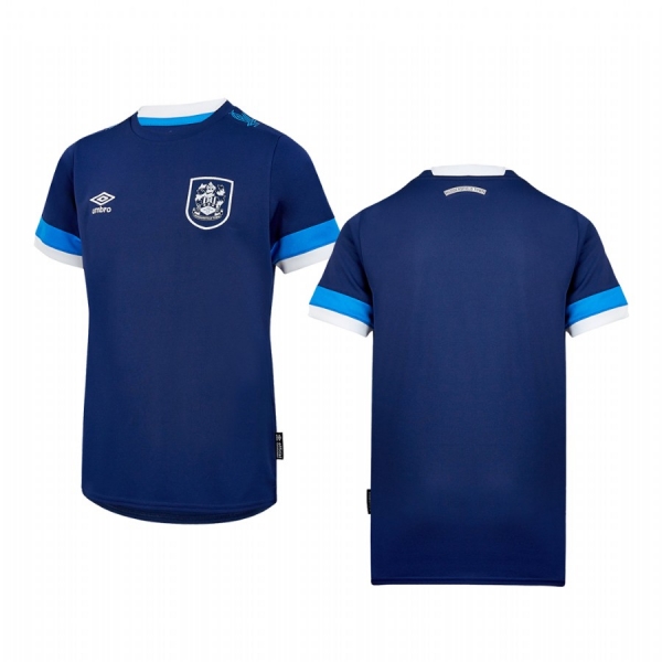 Youth Huddersfield Town 19-20 Away Navy Short Sleeve Jersey