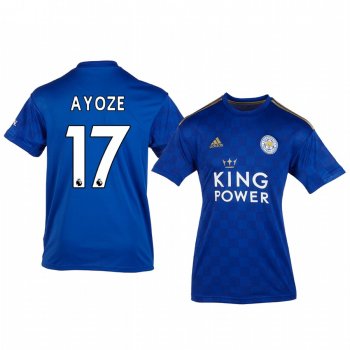 Youth Ayoze Pérez Leicester City Home Short Sleeve Jersey 19-20