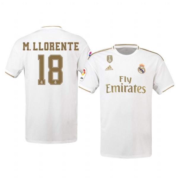 Marcos Llorente Real Madrid Home Men's Jersey 19-20