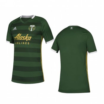 Youth Portland Timbers Green Primary Short Sleeve Jersey 2020