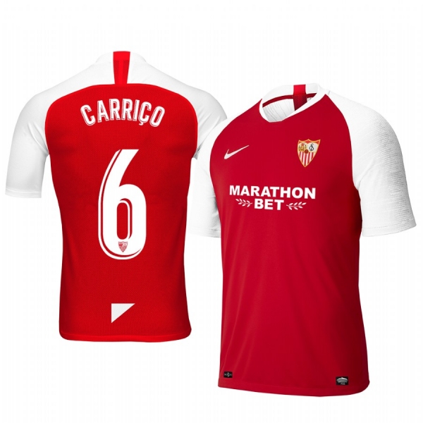 Sevilla Daniel Carrico Away Short Sleeve Jersey 19-20