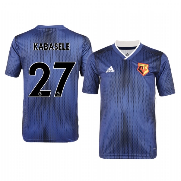 Youth Christian Kabasele Watford Away Short Sleeve Jersey 19-20