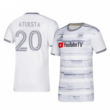 Eduard Atuesta Los Angeles FC 2020-21 Away Men's White Short Sleeve Jersey