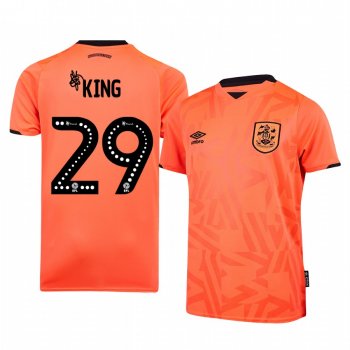 Huddersfield Town Andy King 19-20 Third Men's Orange Short Sleeve Jersey