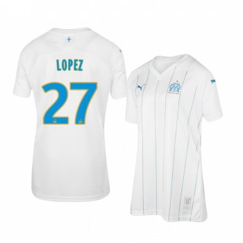 Women's Olympique de Marseille Maxime Lopez Home Jersey 19-20