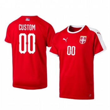 2018 World Cup Serbia Custom Men's Home Official Jersey