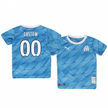 Youth Olympique de Marseille Custom Youth Away Jersey 19-20