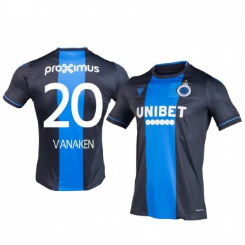 Hans Vanaken Club Brugge KV Home Navy Blue Short Sleeve Jersey