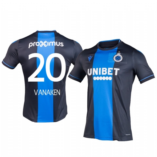 Hans Vanaken Club Brugge KV Home Navy Blue Short Sleeve Jersey