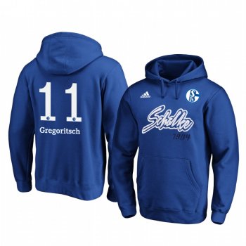 Michael Gregoritsch Schalke 04 2020 Royal Wordmark Pullover Hoodie Classic