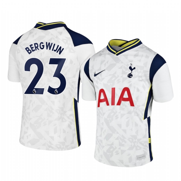 Midfielder Tottenham Hotspur Steven Bergwijn Men's Home Jersey 2020-21