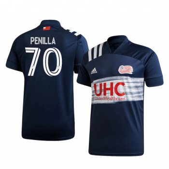 Cristian Penilla New England Revolution 2020-21 Home Men's Navy Short Sleeve Jersey