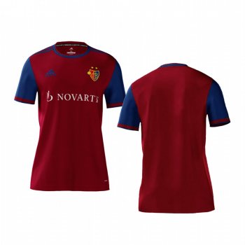 Youth Basel Red Home Short Sleeve Jersey 19-20