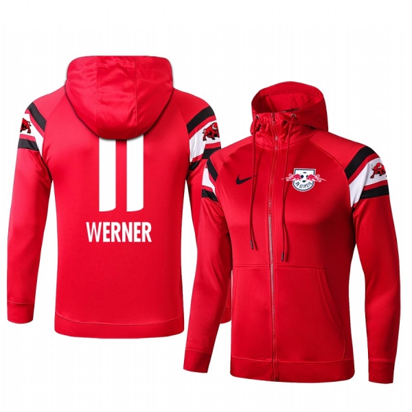 Timo Werner RB Leipzig Red Classic Full-Zip Jacket