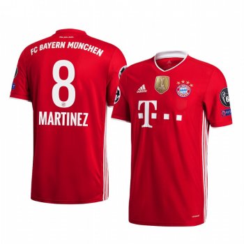 FC Bayern Munich Red 2020 UEFA Champions of Europe 6-Time Winner Patch Jersey