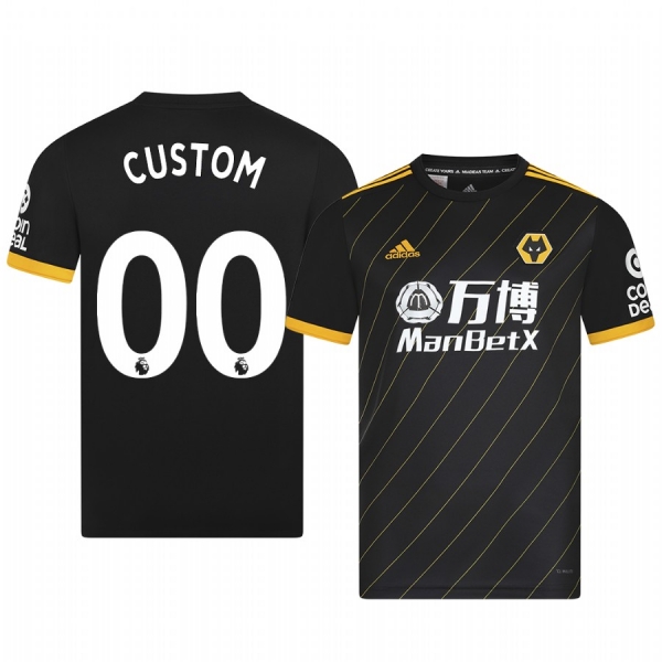 Custom Wolverhampton Wanderers Away Men's Short Sleeve Jersey 19-20