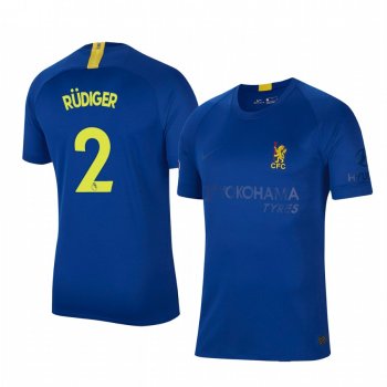 Antonio Rudiger Chelsea 19-20 Blue Fourth Replica Jersey Men's