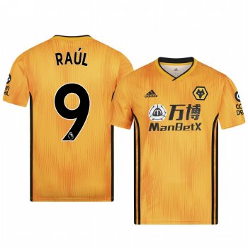 Men's Raul Jimenez Wolverhampton Wanderers Home Authentic Jersey 19-20