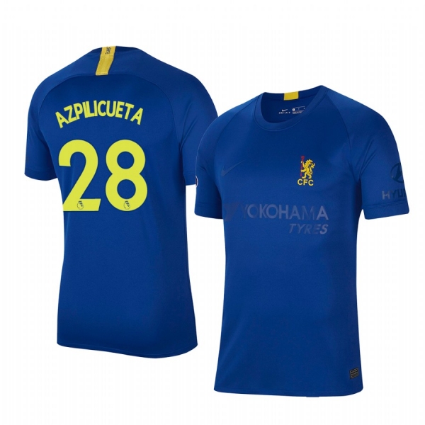 Cesar Azpilicueta Chelsea 19-20 Blue Fourth Replica Jersey Men's