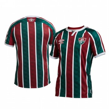 Fluminense 2020 Home Men's Red Green Short Sleeve Jersey