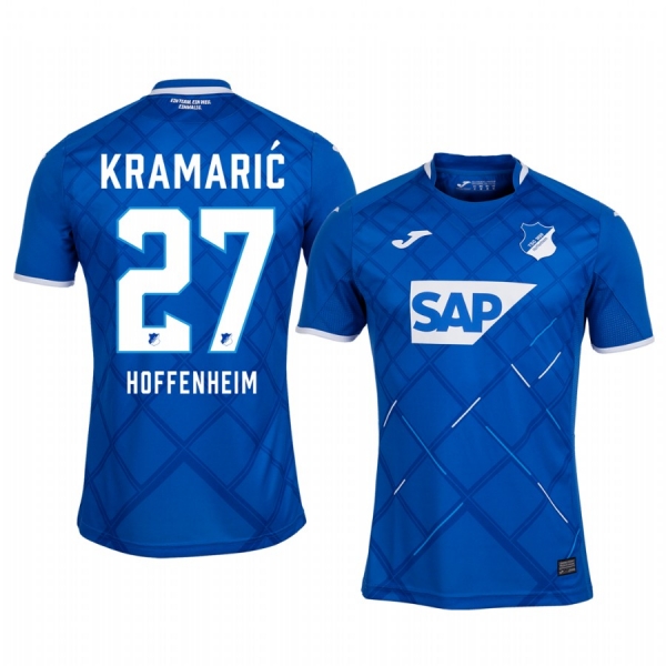 TSG 1899 Hoffenheim Andrej Kramaric Men's Blue Home Short Sleeve Jersey 19-20