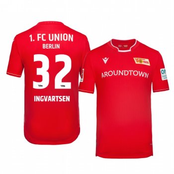 Marcus Ingvartsen Union Berlin 19-20 Home Men's Red Official Short Sleeve Jersey