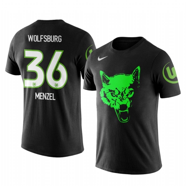 Men's Phillip Menzel VfL Wolfsburg Team Logo Personalize Short Sleeve T-shirt