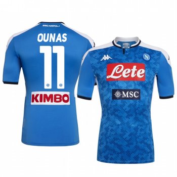 SSC Napoli Adam Ounas 19-20 Home Men's Short Sleeve Jersey