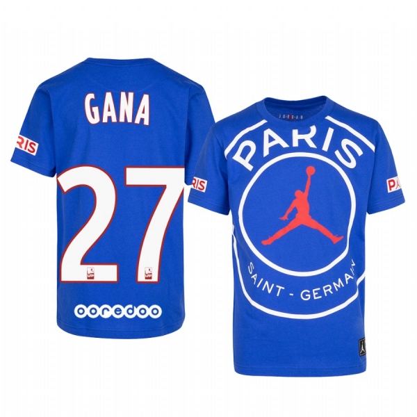 Paris Saint-Germain Idrissa Gueye Men's Royal Game T-Shirt 2020-21