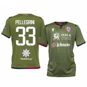 Cagliari Calcio Luca Pellegrini Men's Jersey Short Sleeve Third 19-20