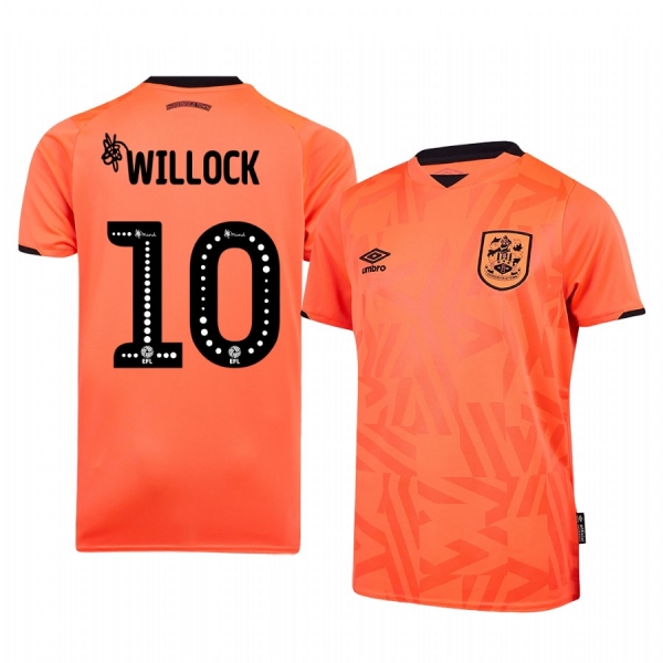 Huddersfield Town Chris Willock 19-20 Third Men's Orange Short Sleeve Jersey