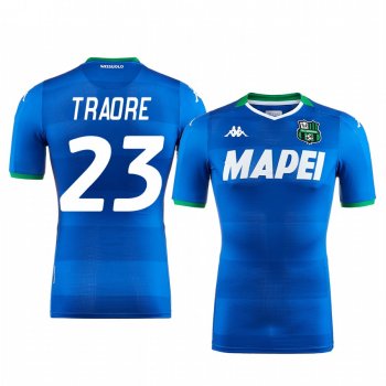 Hamed Junior Traore U.S. Sassuolo Calcio 2019-20 Blue Third Men's Short Sleeve Jersey