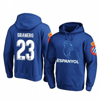 Esteban Granero RCD Espanyol Royal Team Logo Pullover Hoodie