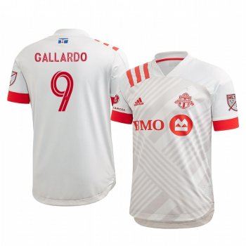 Toronto FC Erickson Gallardo Men's White TFC Unity Short Sleeve Jersey 2020