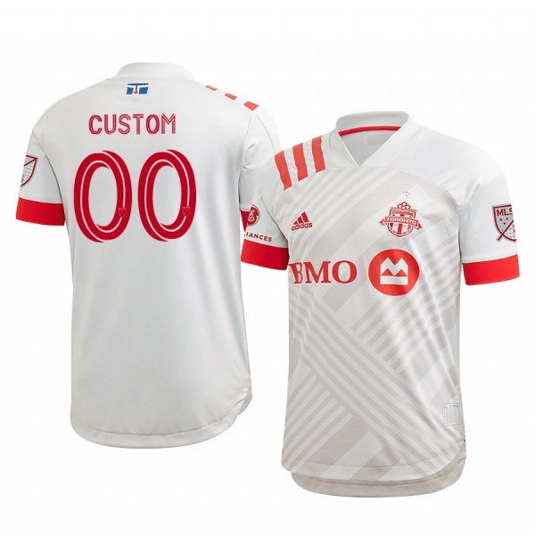 Toronto FC Custom Men's White TFC Unity Short Sleeve Jersey 2020