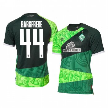 Philipp Bargfrede Werder Bremen Green 120-Years Anniversary Men's Short Sleeve Jersey