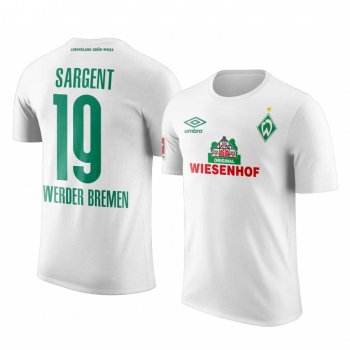 Men's Josh Sargent Werder Bremen Away Team Logo Short Sleeve T-Shirt