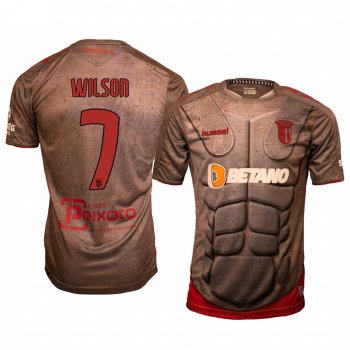 Wilson Eduardo Braga Third Gray Short Sleeve Jersey