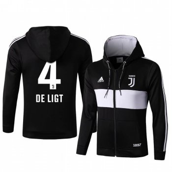 Matthijs de Ligt Juventus Black Classic Full-Zip Jacket