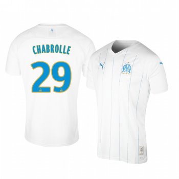 Men's Olympique de Marseille Florian Chabrolle Home Jersey 19-20