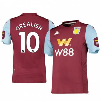 Aston Villa Jack Grealish Home Men's Jersey 19-20