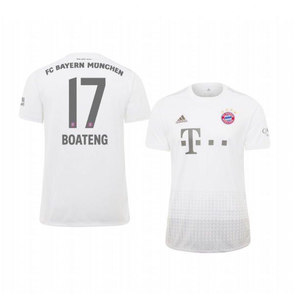 Youth Bayern Munich Jerome Boateng White Away Jersey 19-20