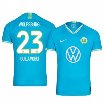 VfL Wolfsburg Josuha Guilavogui Blue Away Jersey 19-20 Men's