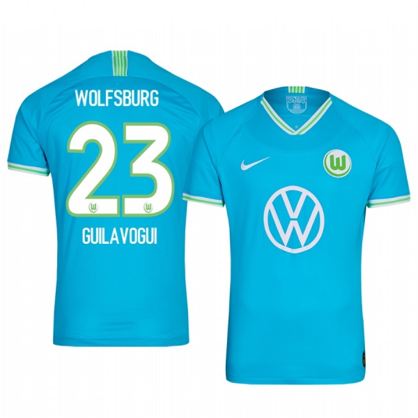 VfL Wolfsburg Josuha Guilavogui Blue Away Jersey 19-20 Men's