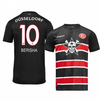 Fortuna Düsseldorf Valon Berisha 19-20 Die Toten Hosen Men's Black Short Sleeve Jersey