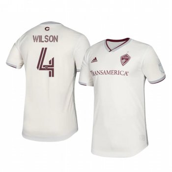 Danny Wilson Colorado Rapids 2020 Away Authentic Short Sleeve White Jersey