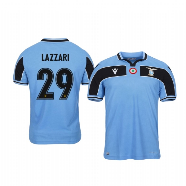 Youth Manuel Lazzari Lazio 19-20 Light Blue 120th Anniversary Celebration Jersey